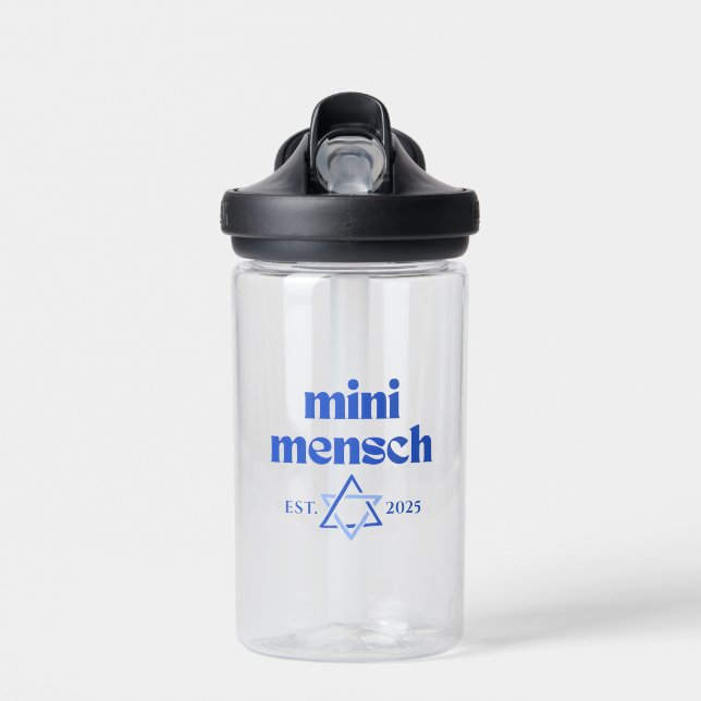 "Mini Mensch" Niedlicher jüdischer Junge Moderner  Trinkflasche (Vorne)