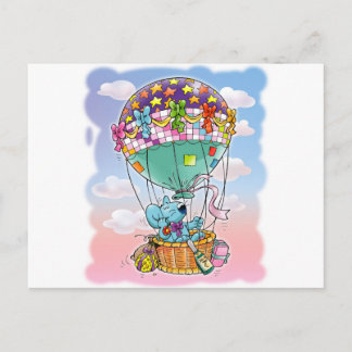Mini Mice and Big Balloon Postkarte