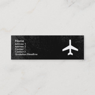 Mini Modèle de carte de visite d'avion
