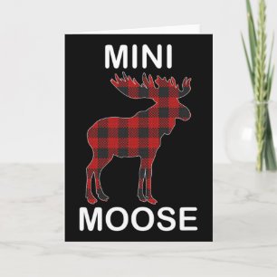 Mini Moose Red Kariert Buffalo Matching Family Paj Karte