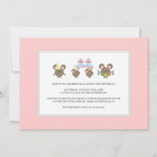 Mini Mouse Geburtstagsparty Einladung