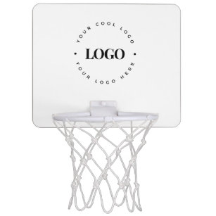 Mini-panier De Basket Ajouter votre entreprise de logo d'affaires rond p