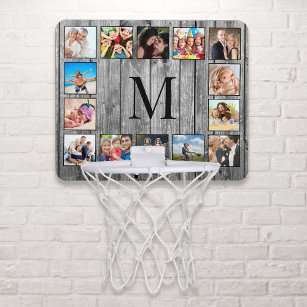 Mini-panier De Basket Create Your Custom Photo Collage Rustic Farmhouse