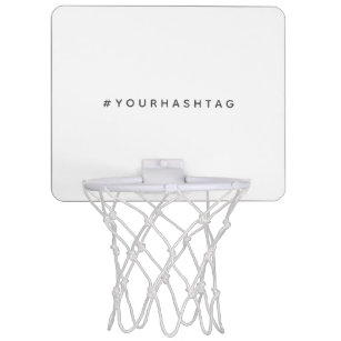 Mini-panier De Basket Hashtag   Votre tendance moderne médias sociaux #