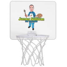 Panier de basketball miniature
