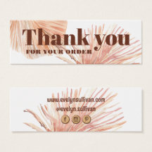 mini paquet boho tropical insérer