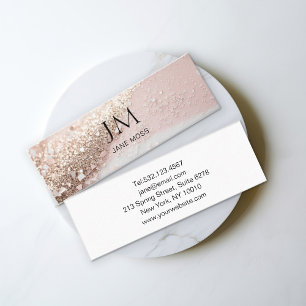 Mini Parties scintillant moderne Salon Carte de visite