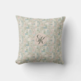 Mini-Patchwork-Monogramm Kissen