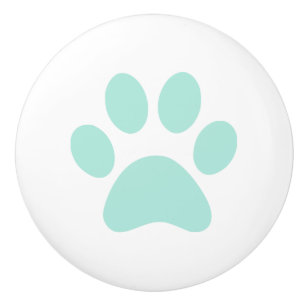 Mini-Paw-Druck Keramikknauf