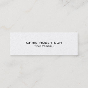 Mini Pearl Slim Moderne tendance Carte de visite de cha