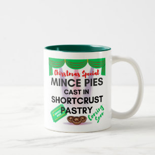 Mini-Pies in Backwaren mit Kruste 2 Zweifarbige Tasse