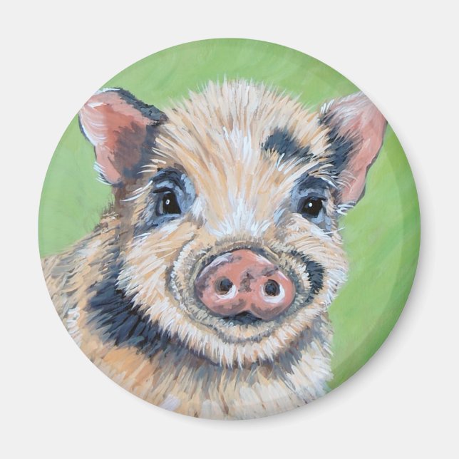 Mini Pig Magnet (Vorne)