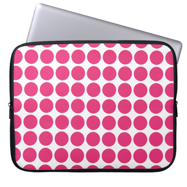 Mini Polka Dots Electronics Sleeve (Vorderseite)