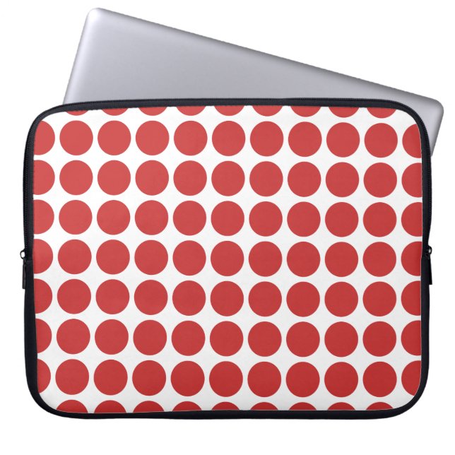 Mini Polka Dots Electronics Sleeve (Vorderseite)