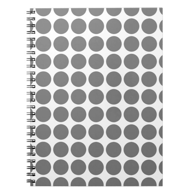 Mini Polka Dots Notebook Notizblock (Vorderseite)