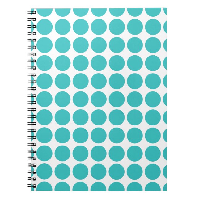 Mini Polka Dots Notebook Notizblock (Vorderseite)