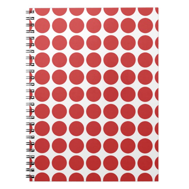 Mini Polka Dots Notebook Notizblock (Vorderseite)
