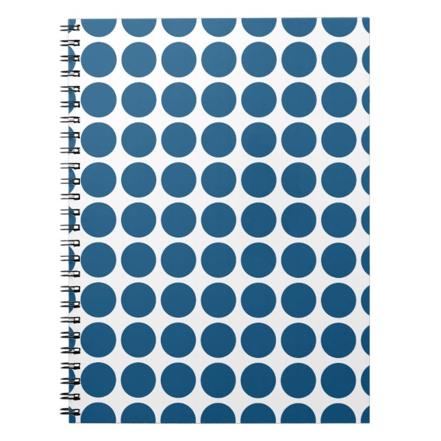 Mini Polka Dots Notebook Notizblock (Vorderseite)