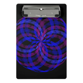 Mini Porte-bloc 3D Center Geometric Flower Petal Mini Clipboard