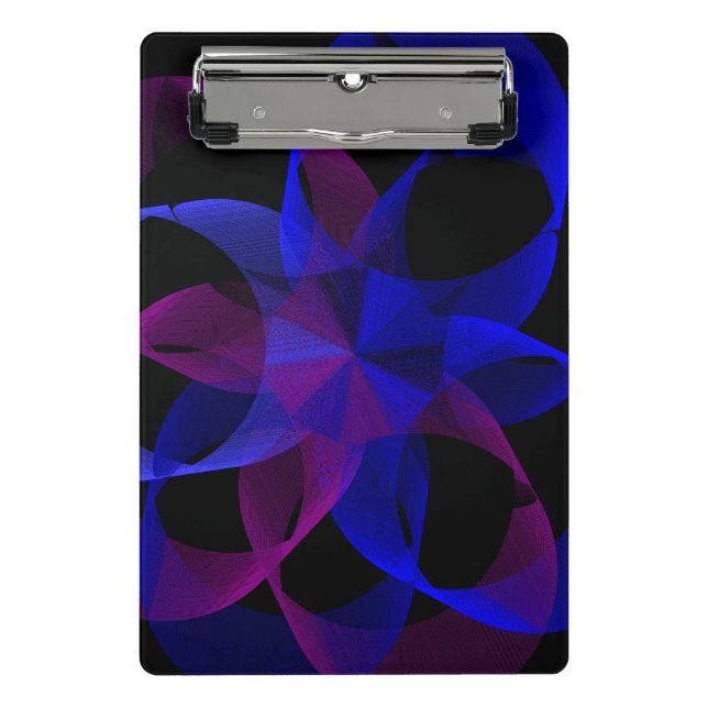 Mini Porte-bloc 3D To 2D Cylinder Ring Geometric Mini Clipboard (Devant)