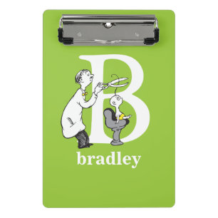 Mini Porte-bloc ABC du Dr Seuss : Lettre B - Blanc   Ajouter Votre