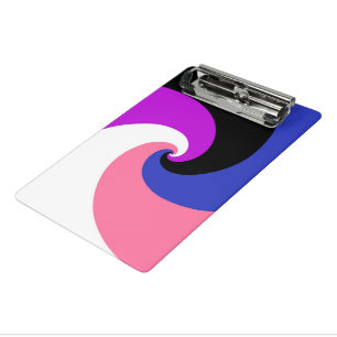 Mini Porte-bloc Abstract Genderfluid Pride Flag