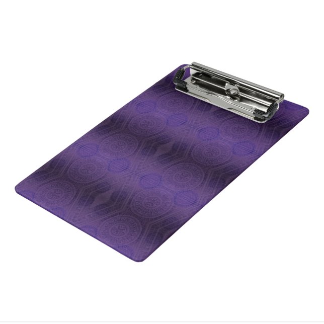 Mini Porte-bloc Acceptation | Médaillons de méditation violette (Angle3)