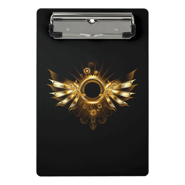 Mini Porte-bloc Ailes de Steampunk (Devant)