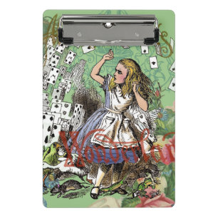 Mini Porte-bloc alice cartes d'aventure merveilleux chapeau lapin