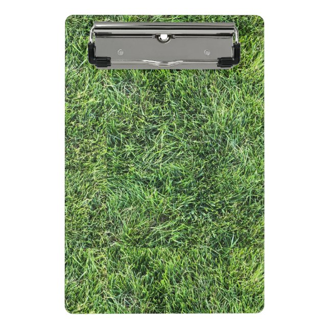 Mini Porte-bloc Amusante herbe verte vraie texture photo motif pla (Devant)