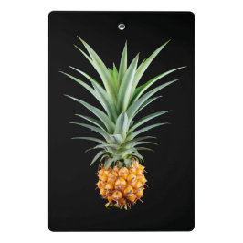 Mini Porte-bloc Ananas avec grande coiffure sur arrière - plan noi