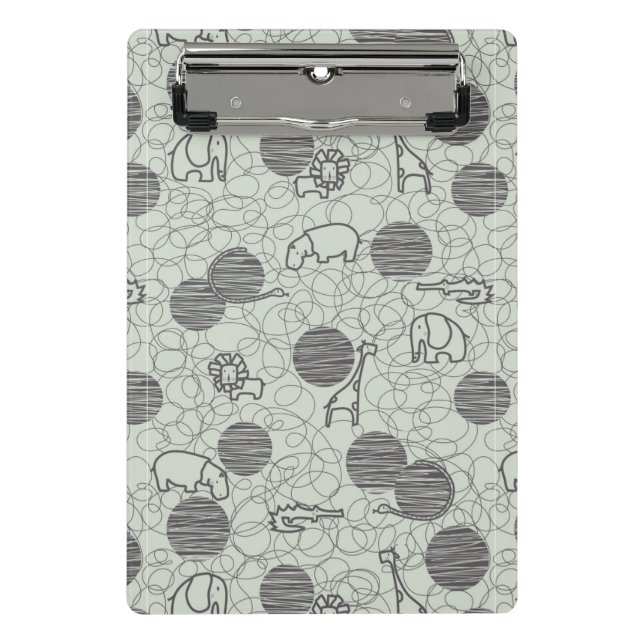 Mini Porte-bloc animaux 1 de safari (Devant)