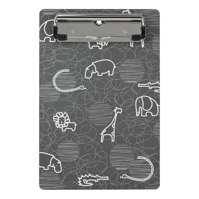 Mini Porte-bloc animaux 5 de safari (Devant)