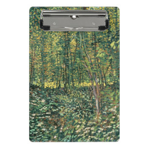 Mini Porte-bloc Arbres de Vincent van Gogh   et broussaille, 1887