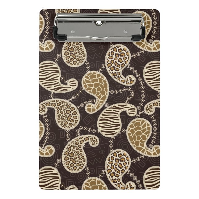 Mini Porte-bloc Arrière - plan de style de Paisley (Devant)