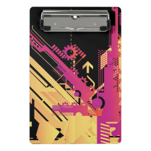 Mini Porte-bloc Arrière - plan tramé technique 7