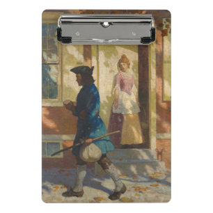 Mini Porte-bloc Arrivée de Franklin à Philadelphie par N. C. Wyeth