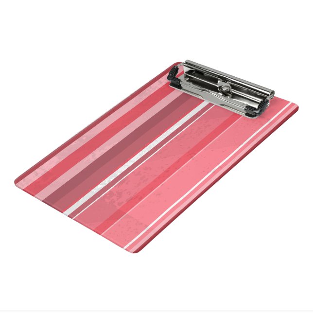 Mini Porte-bloc Bandes roses de bonbons (Angle3)