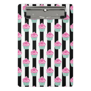 Mini Porte-bloc Bleck et Withe cool tendance, Cup Cakes
