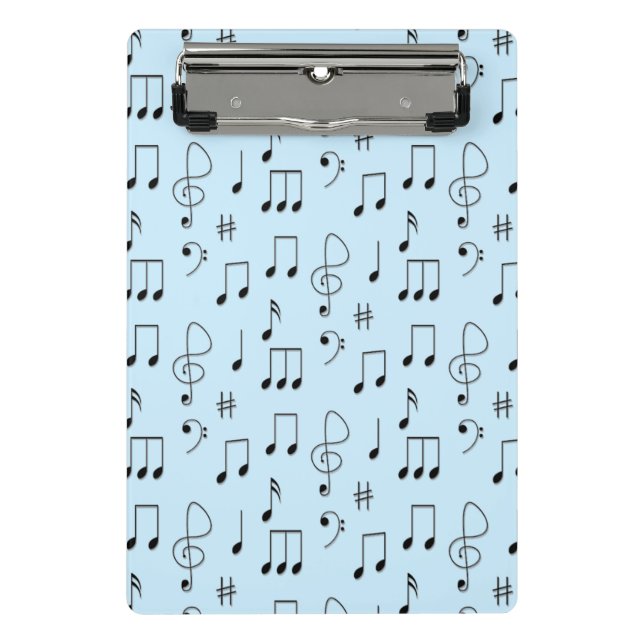 Mini Porte-bloc Bleu juste noté (Devant)