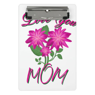 Mini Porte-bloc Cadeau floral personnalisé et sur mesure pour la f