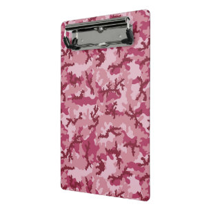 Mini Porte-bloc Camouflage rose