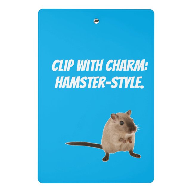 Mini Porte-bloc carnet hampster mignon (Dos)