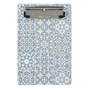 Mini Porte-bloc Carreaux Méditerranéens, Marocains, Majolique, Azu