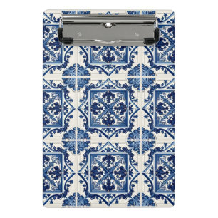 Mini Porte-bloc Carrelage méditerranéen, Portugais, Azulejo, Majol