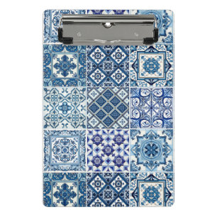 Mini Porte-bloc Carrelage méditerranéen, Portugais, Azulejo, Majol