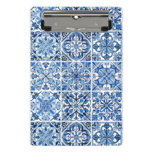 Mini Porte-bloc Carrelage méditerranéen, Portugais, Azulejo, Majol