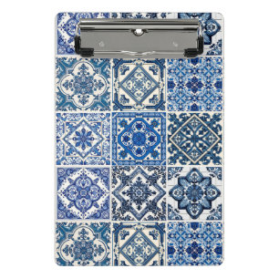Mini Porte-bloc Carrelage méditerranéen, Portugais, Azulejo, Majol