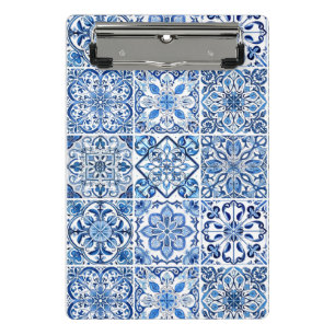 Mini Porte-bloc Carrelage méditerranéen, Portugais, Azulejo, Majol
