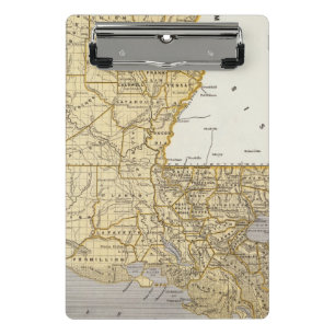 Mini Porte-bloc Carte d'atlas de la Louisiane